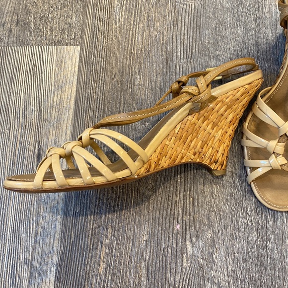 Prada Wedges - Tan, Size 37 - Picture 4 of 9